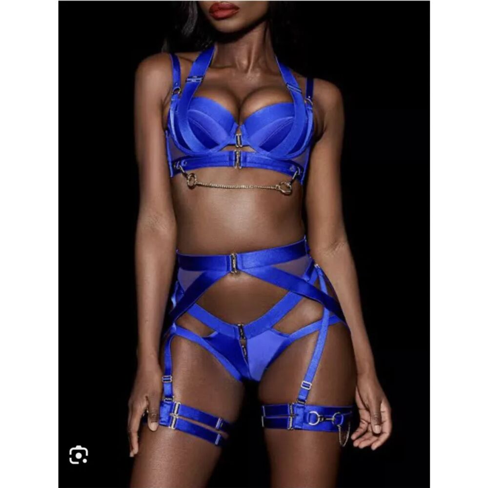 Honey Birdette Kukuro Cobalt Blue Bra